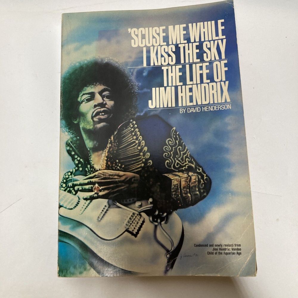 3 Jimi Hendrix Books Electric Gypsy Scuse‎ Me While I Kiss the Sky Smithsonian